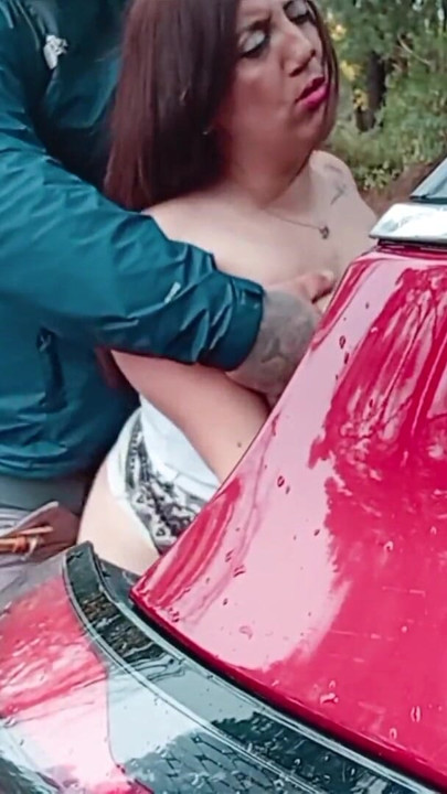 Behind the car with my stepfather, we couldn't wait | Clip 1