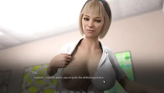 Boss Fucking Hot Secretary Pussy Doggystyle Sex In Conference Hall