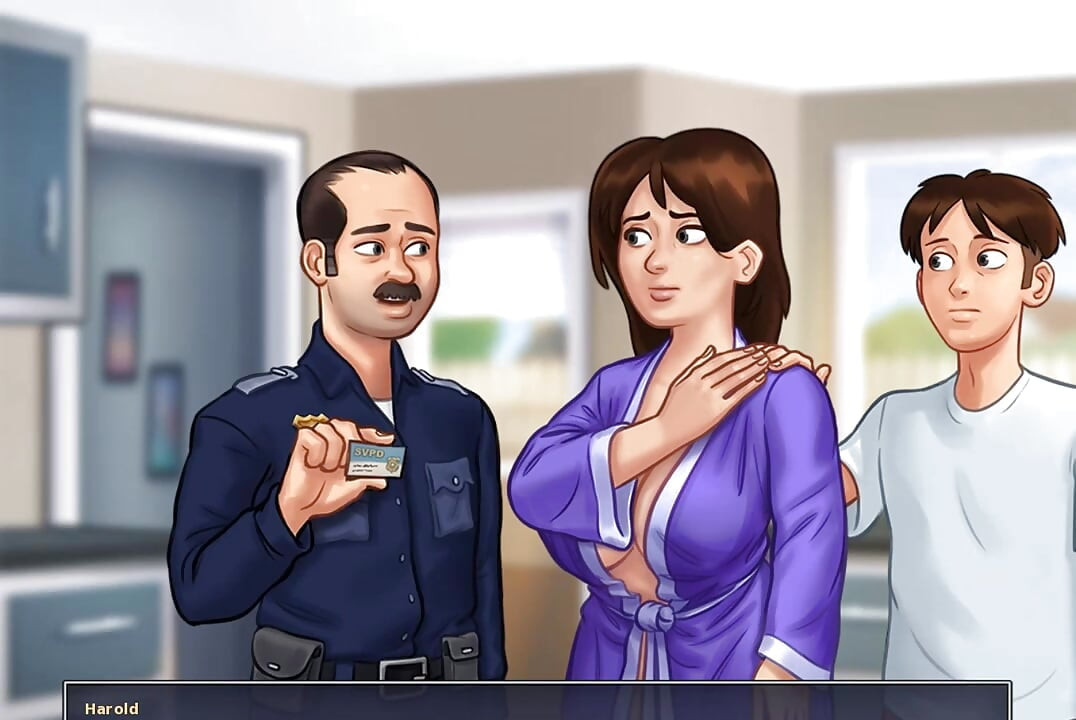Summertime Saga Reworked - 6 Officer Has Bad News by Misskitty2k