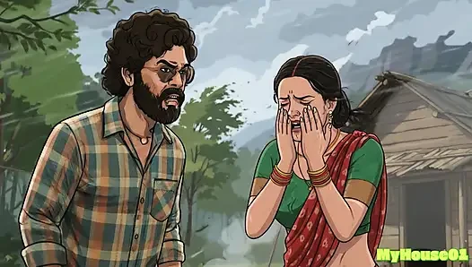 Pushpa Fuck a Modern Women besides on lake
