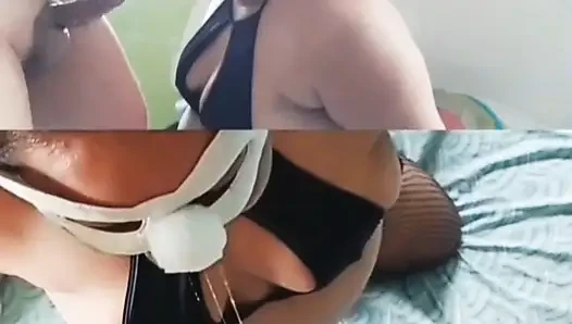BBW würgt an meinem schwanz