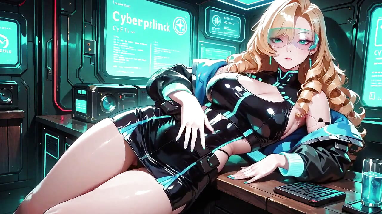 Cyber Awakening: the Blonde Warrior's Secret!