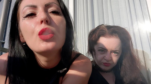 Smoking Fetish by Dominatrix Nika and Mistress Lara