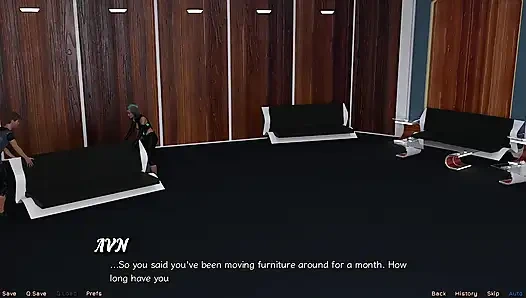 Закованная в космосе - стриптизерская милфа светит своими большими сиськами