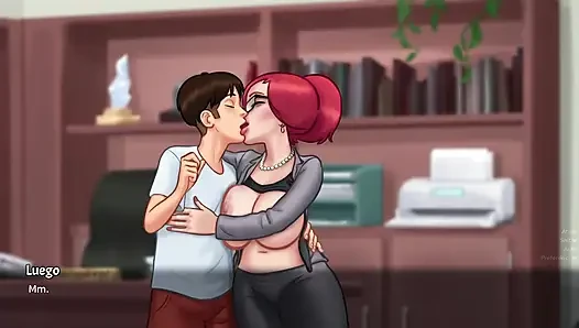 Semuanya berubah sejak aku sendirian dengan ibu tiriku - summertime saga
