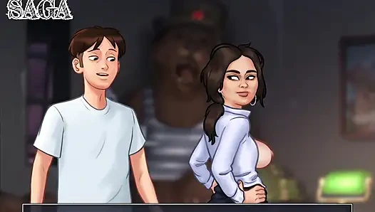 Секс-сцены с Cassie и Crystal - SummerTime Saga