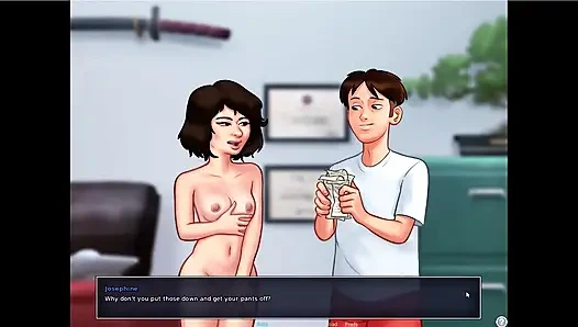 Yaz mevsimi efsanesi - Eva bebeğini doğurmuş ... Tony oradayken Johannes Maria'yi sikiyor