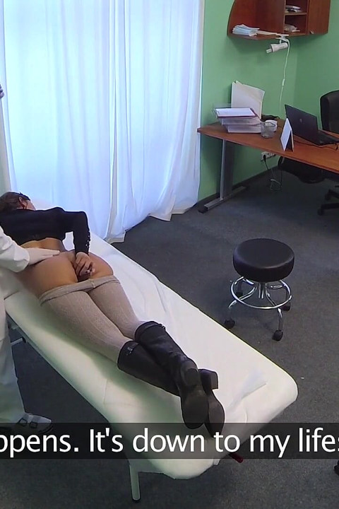Fake Hospital - Fake Hospital Doctor Diagnoses a Stunning Brunette's Heartburn with a Hard Pussy Pounding