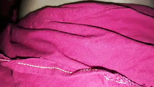 My husband slid my petticoat with me and fucked my hot pussy in doggy style.