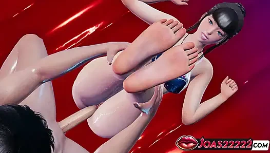 Nanami Wet Anime Girl with Big Tits 3D Hentai Exciting Underwater Doggystyle Creampie