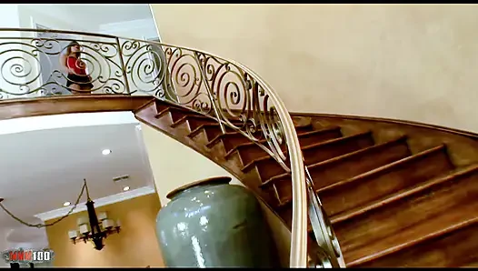 Mr marcus : young blonde holly pink shows off her sexy outfit before get...