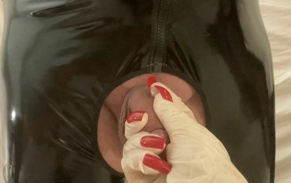 Dài móng tay tôn sùng găng tay handjob và mules shoejob