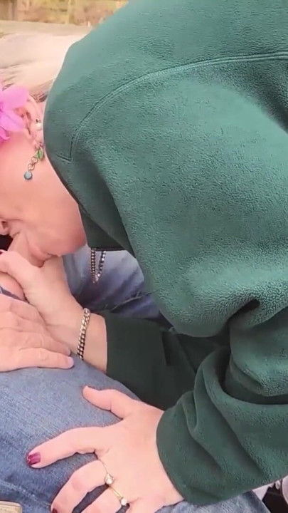 Hot BBW Meets Stranger In The Park And Sucks His Cock! | Clip 1