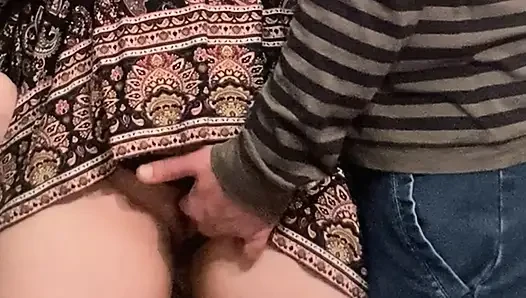 My Boyfriend Let a Pervert Masturbate Me on The Subway