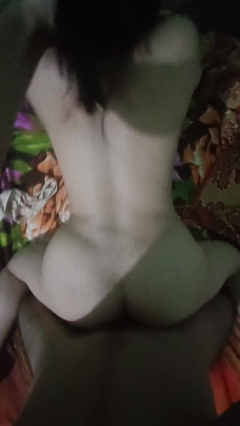 Emotional moment from "Juicy ass girlfriend is so good for doggy sex"