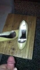 Cum on heels