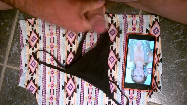 Thong,Heidi and my Cum
