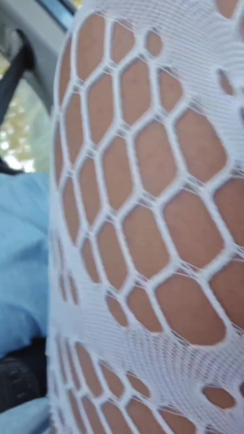 Memorable moment from "Topless in the car"