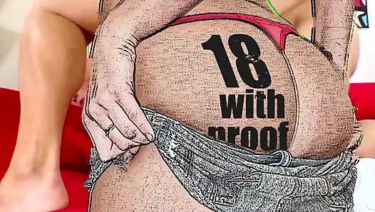 Pelacur rambut pirang nyepong kontolku sebelum dientot habis-habisan