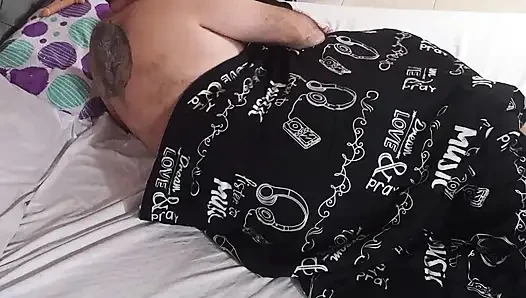 My lover makes a video me.