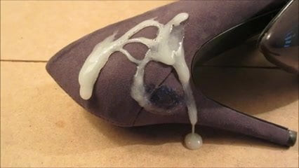 cum on gf high heels
