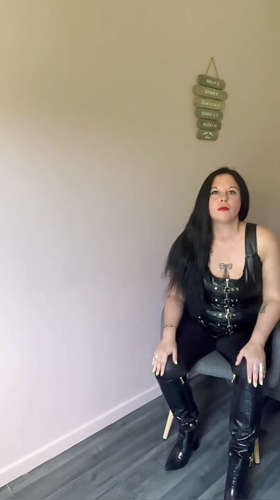 JOI para adoradores del cuero y látex