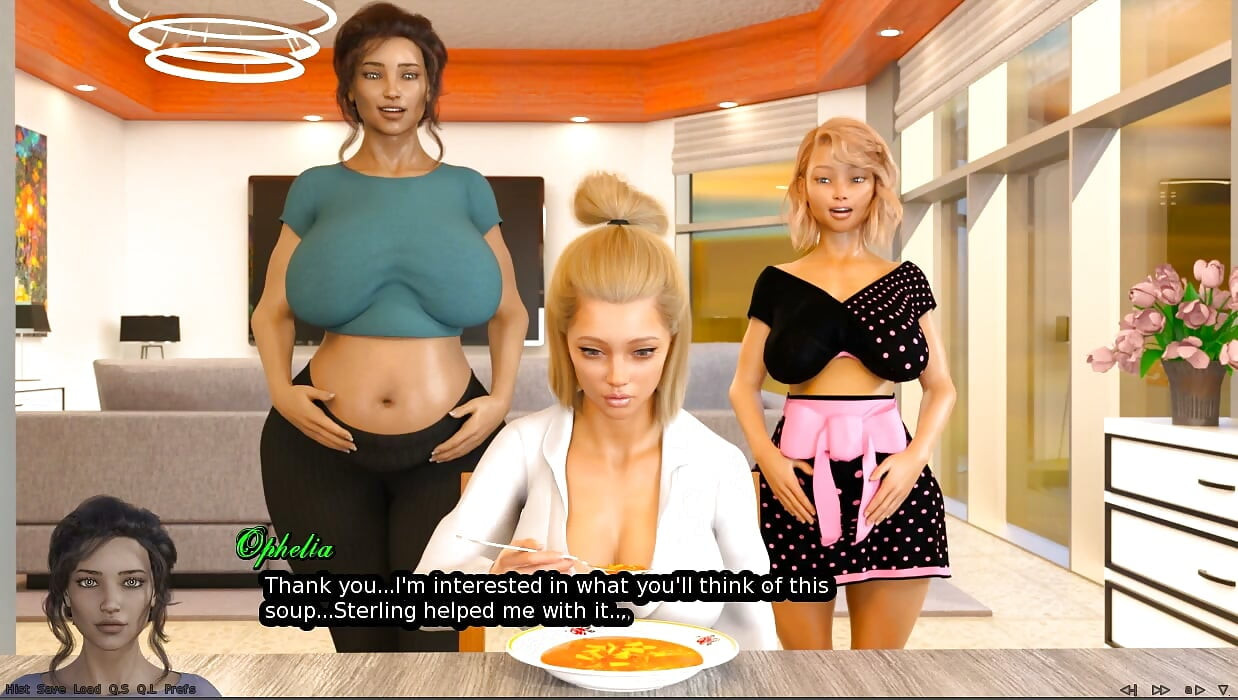 Power vacuum - gimana kalau 3 - gameplay - roleplay - pesta seks hamil dengan toket dan perut montok