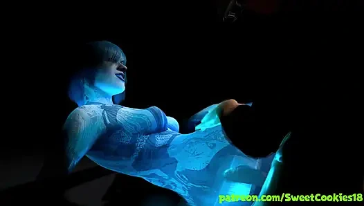 Master Chief has rough sex with Cortana