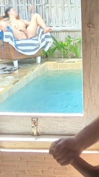 Emotional moment from "Watching asian step sister swimming naked"