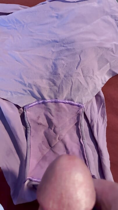 Cum on wife's panties 33