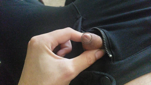 Two finger to stroke barely even dribbles.