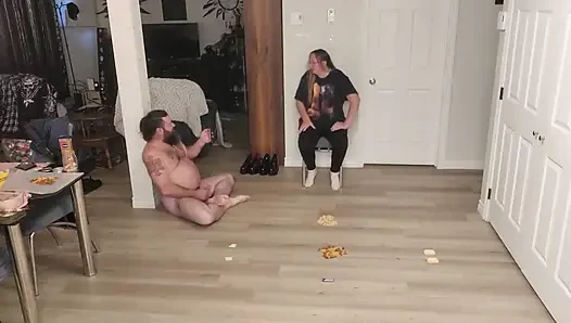 Food and Cock Crush, creamy Ending