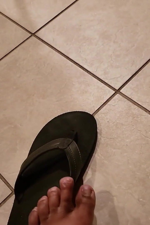 Foot Fetish with Black Bear