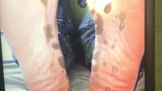 Cumtribute for girl soles #3 requested by gotsole