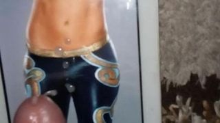 Cum tribute to Bayley's sexy belly