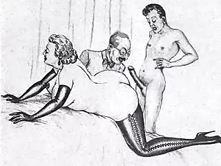 Mature husband wife and lover! Animation!