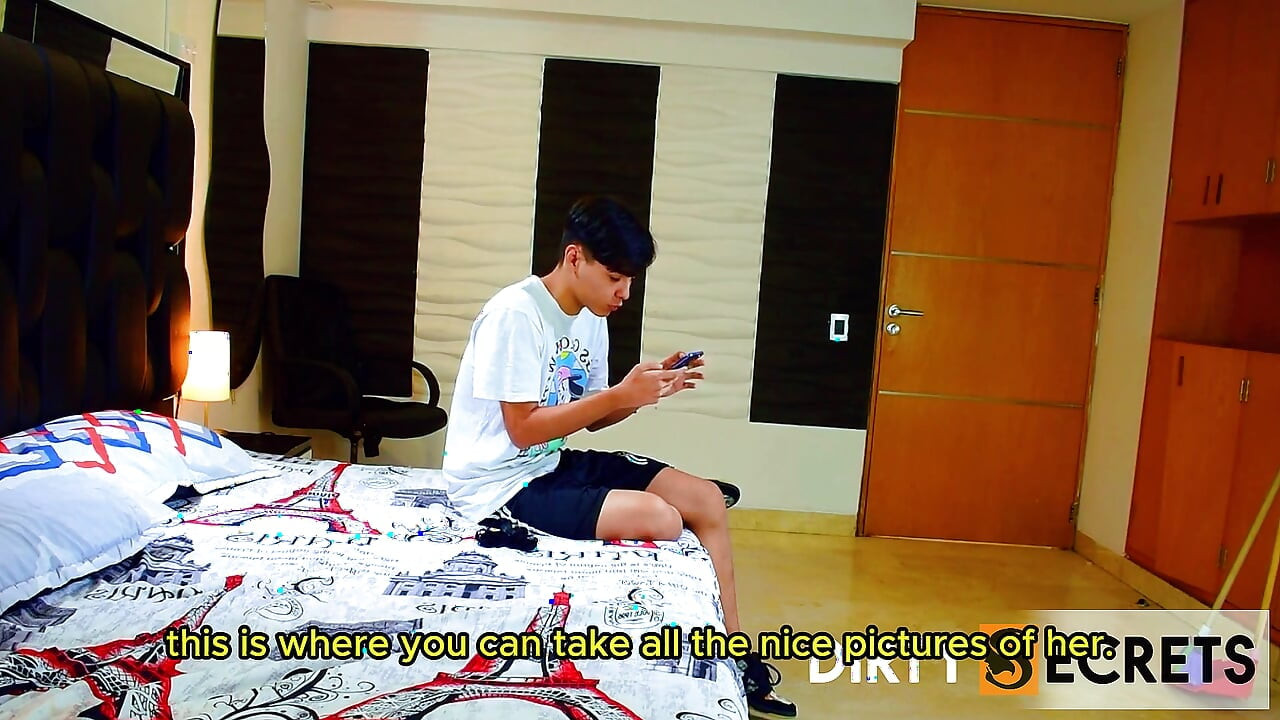 I CATCH MY STEPSON SNIFFING MY PANTIES AND MASTURBATING, AND I DECIDE TO FUCK HIM.