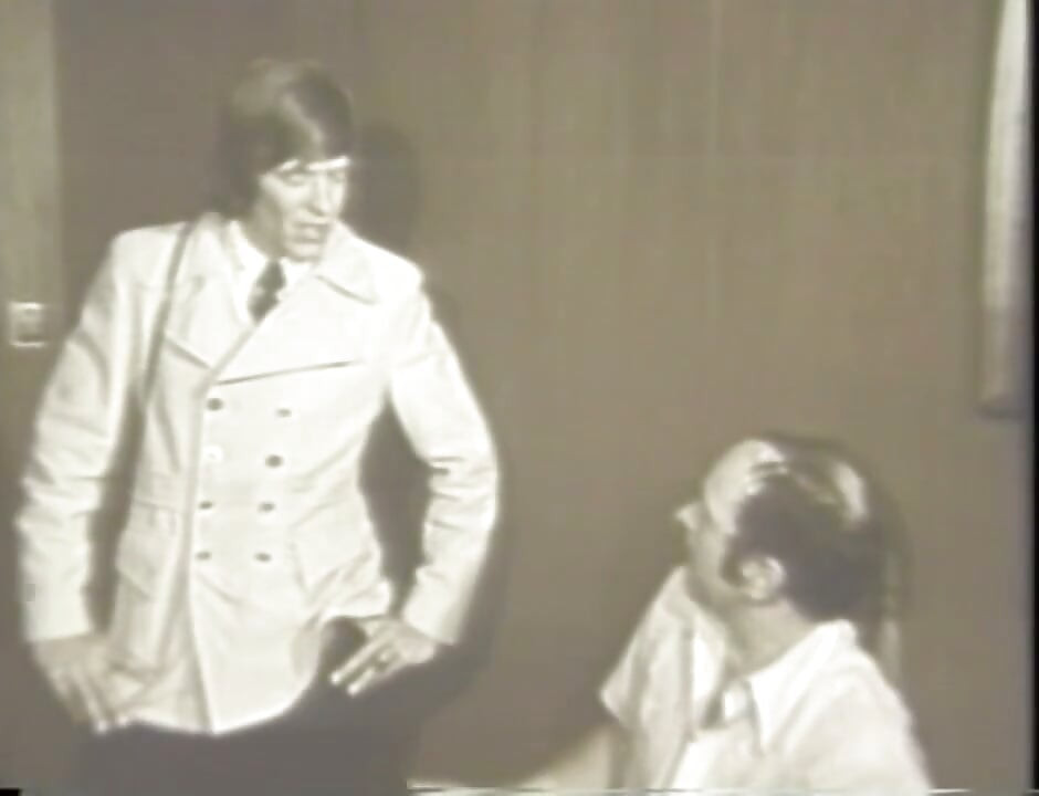 Utrolig vintage sexscene med en liderlig blondine