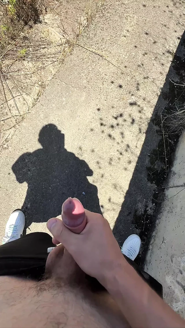 I masturbate on the street and cum