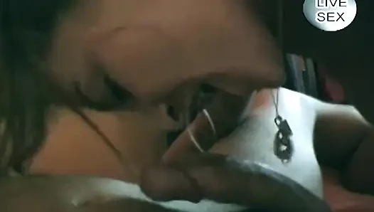 Amateur Babe Sucks Cock Then Rides Hard