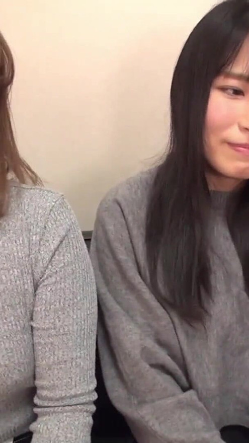 Two Bestie Amateur Girls: Sloppy French Kissing While Teasing Handjob Vol. 3 | Clip 2