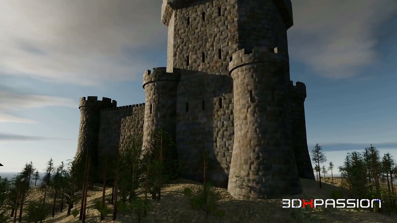 Dungeon Domination: Orc Breaks Elven Girl with Rough Assfuck & Cum