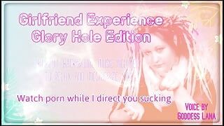 Audio only - Girlfriend experience glory hole edition