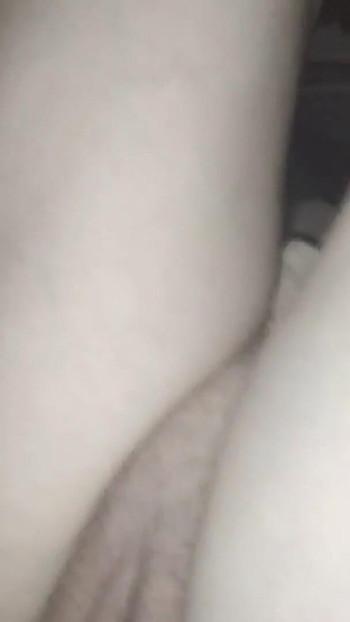 Powerful moment from "Young couple shoots sex in all holes close-up"