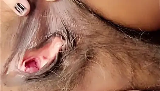 Wearing My Transparent Night Gown While Enjoying My Masturbation