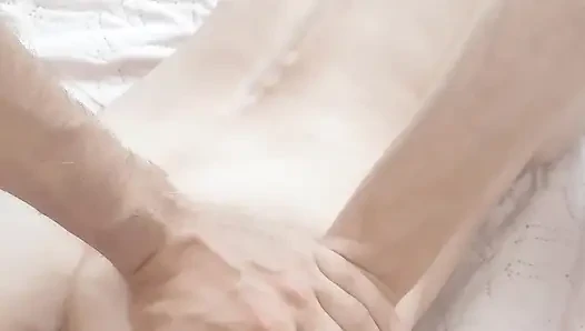 Skinny wife and music hubs in amateur pov anal video