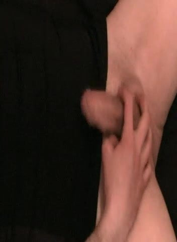 Masterbating and cumming over my satin vest