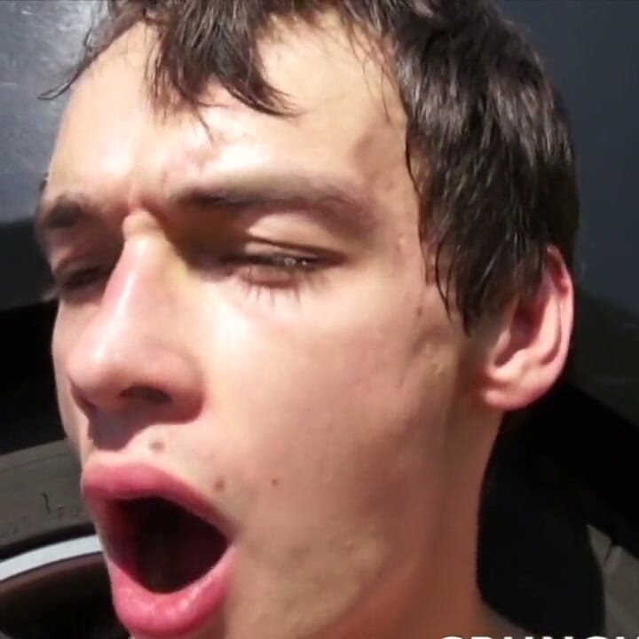 Mature Bouy Fucked by Twink in the Car