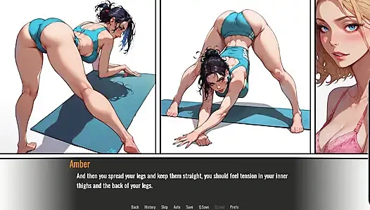 Горячая рыжая стриптизерша делает приватный танец - добро пожаловать в Port Haven No4, геймплей