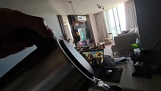 Kocam Ve Ben Kiralık Bir Dairede Eğlendik: Sokak Manzaralı Balkonda Oral Seks Ve Yatak Odasında Seks.